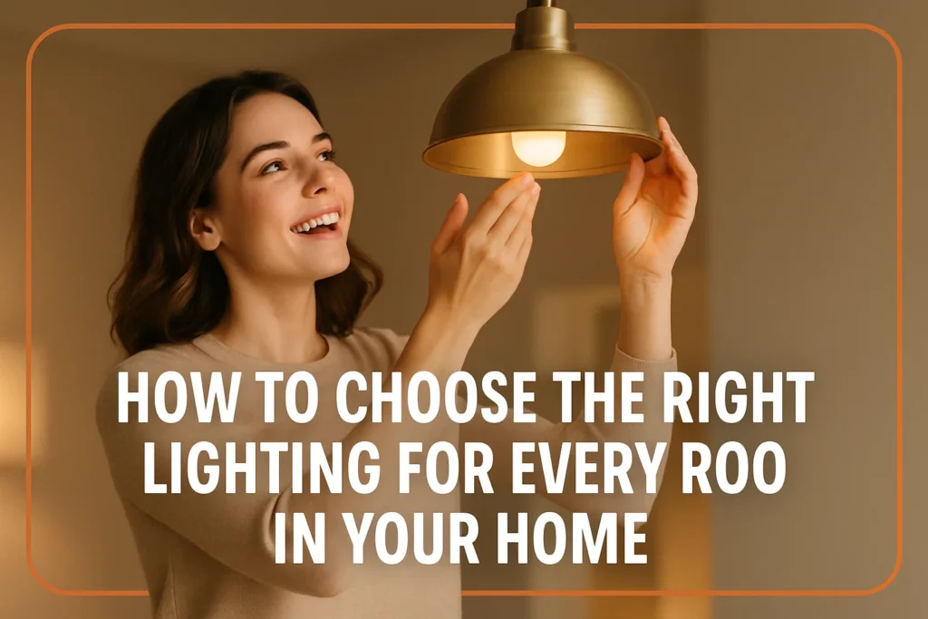 How to Choose the Right Lighting for Every Room in Your Home