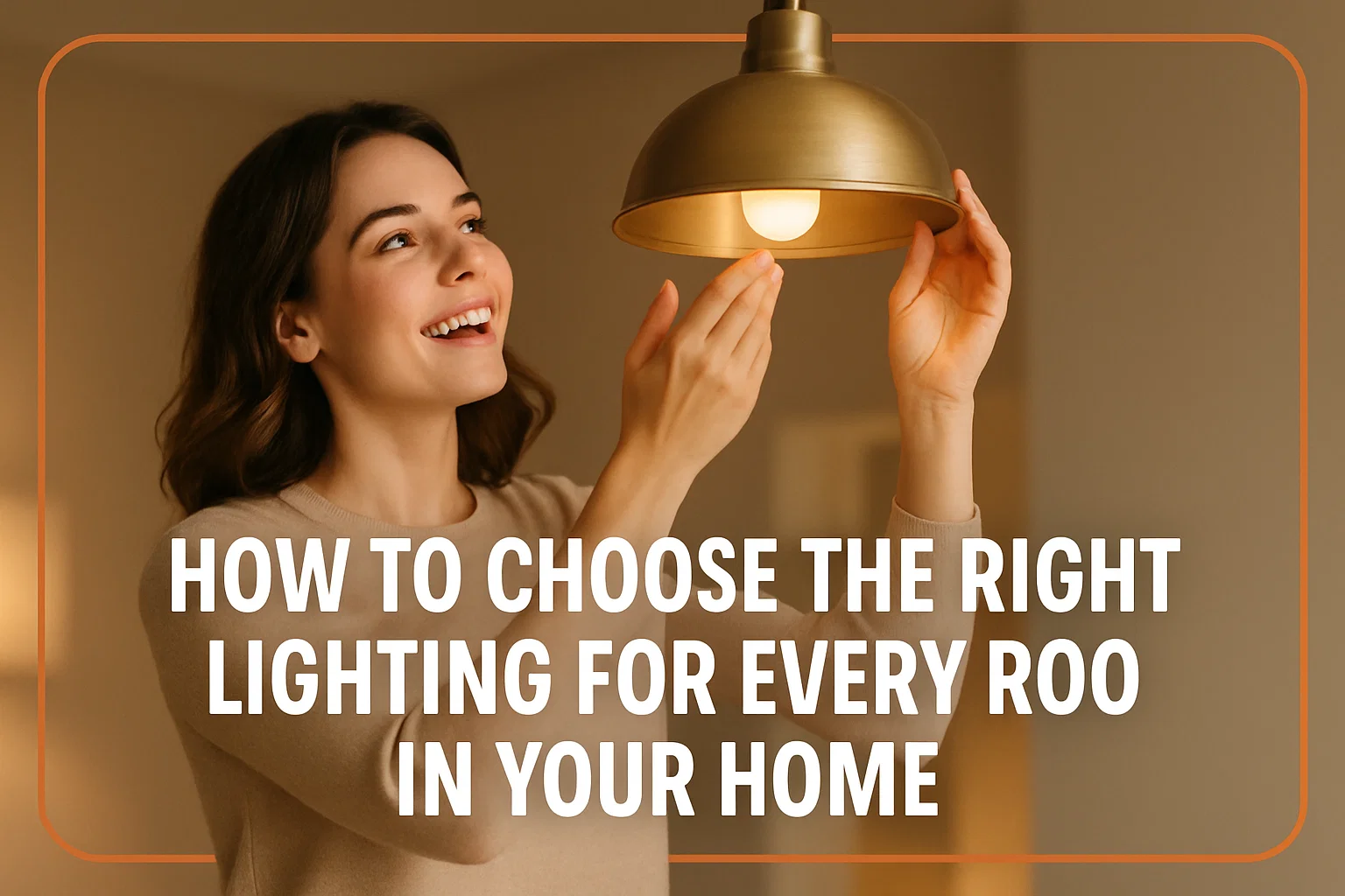How to Choose the Right Lighting for Every Room in Your Home