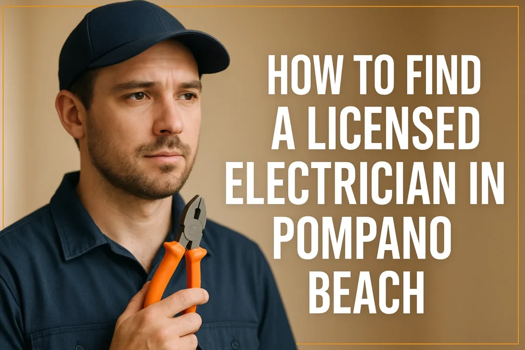 How to Find a Licensed Electrician in Pompano Beach