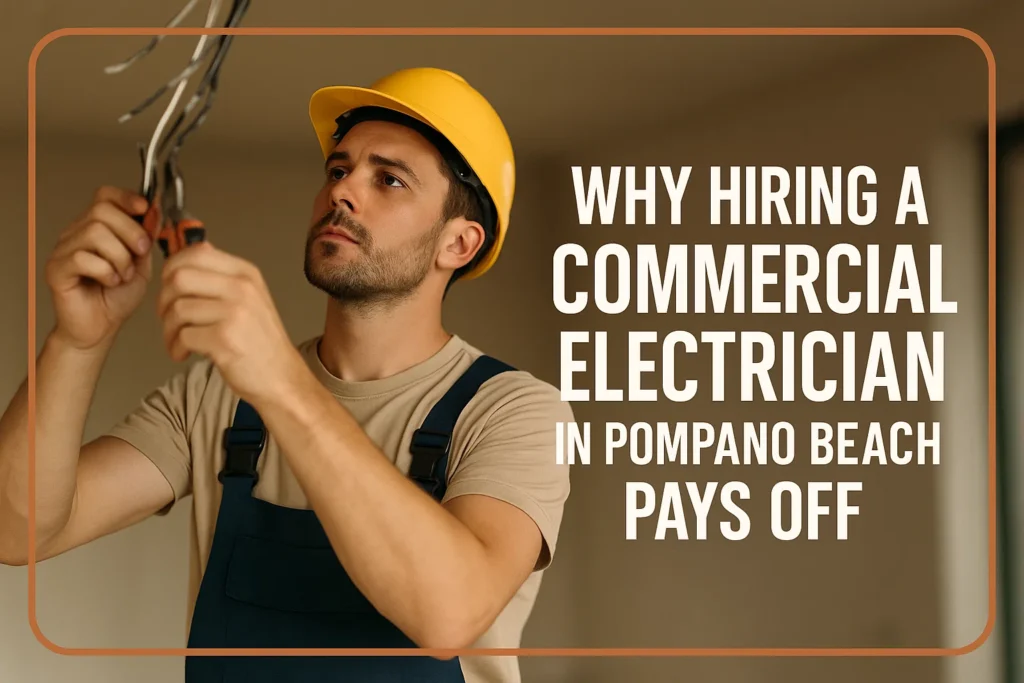 Why Hiring a Commercial Electrician in Pompano Beach Pays Off
